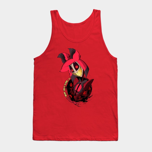 Alastor Smile Tank Top by Oniryah